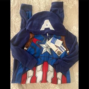 Marvel Avengers Boys New Sleeper Pajamas Size 6